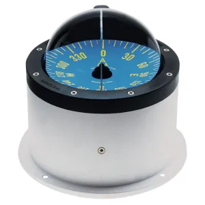 100mm Compass C15 - Horizontal Binnacle Mount - White/Blue