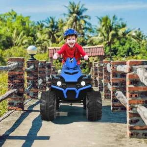 12v Electric Kids Ride On ATV / Quad Bike-Blue