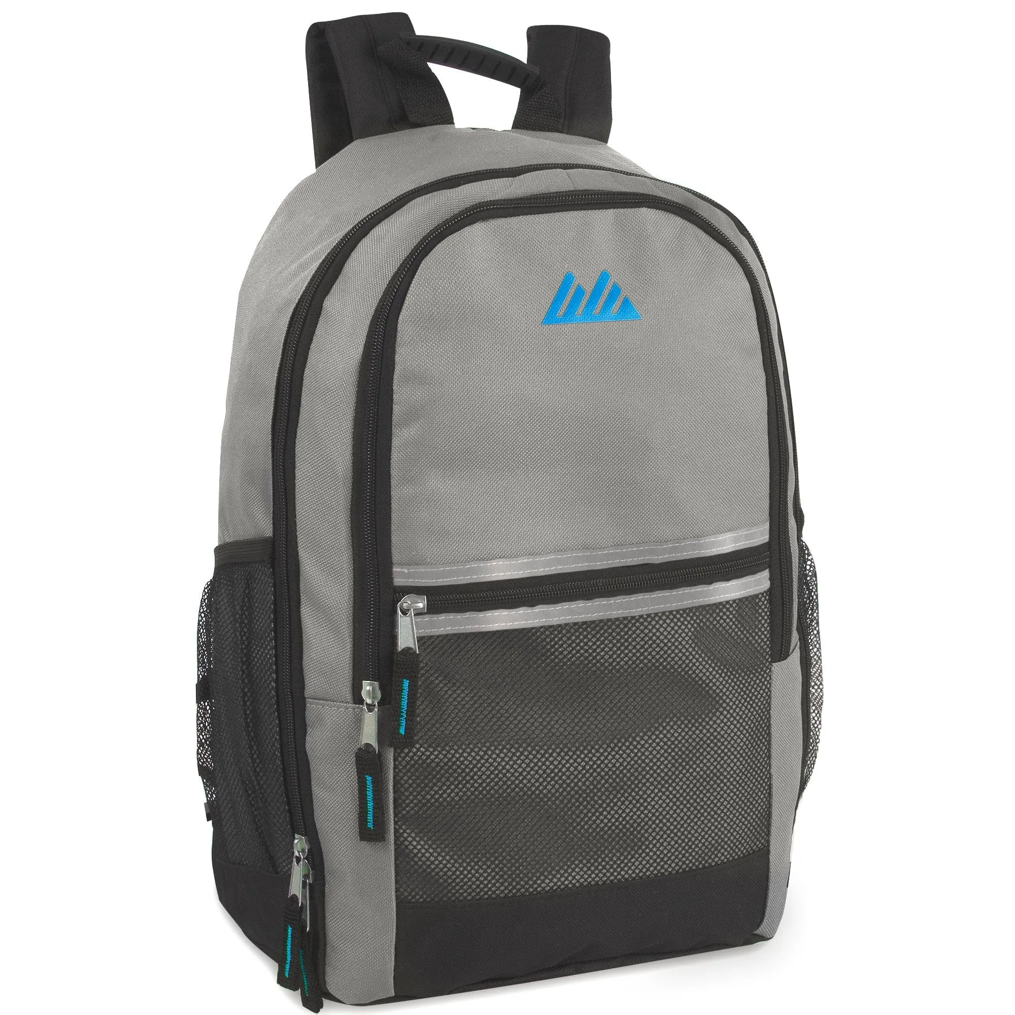 18 Inch Multi Pocket Reflective Backpack - 5 Colors