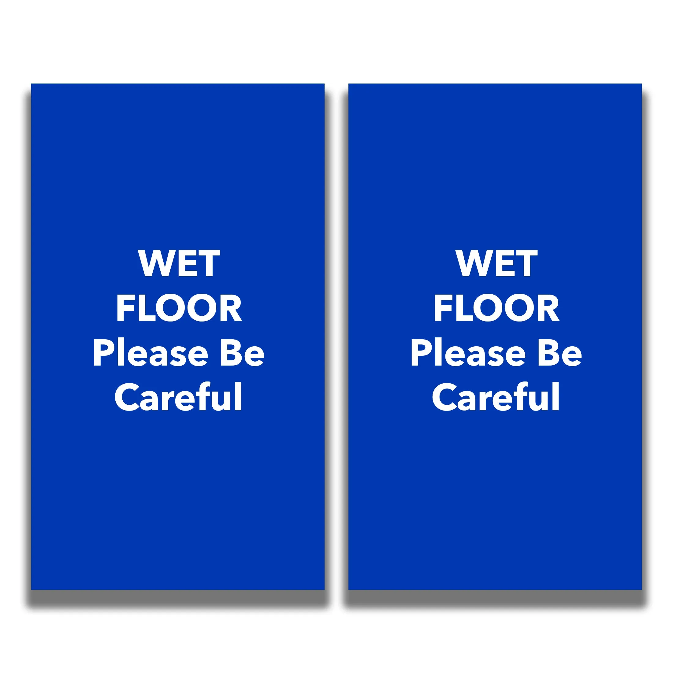 2-Sided Sign - 'WET FLOOR Please Be Careful'