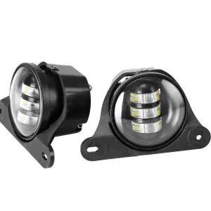 2Pcs 4" Front Bumper LED Fog Light Driving Lamp For Jeep Wrangler JK-Tenth Anniversary Edition