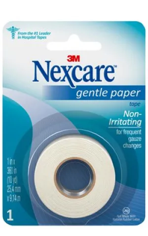 3M 781 Nexcare Gentle Paper First Aid Tape 1" x 10 Yards