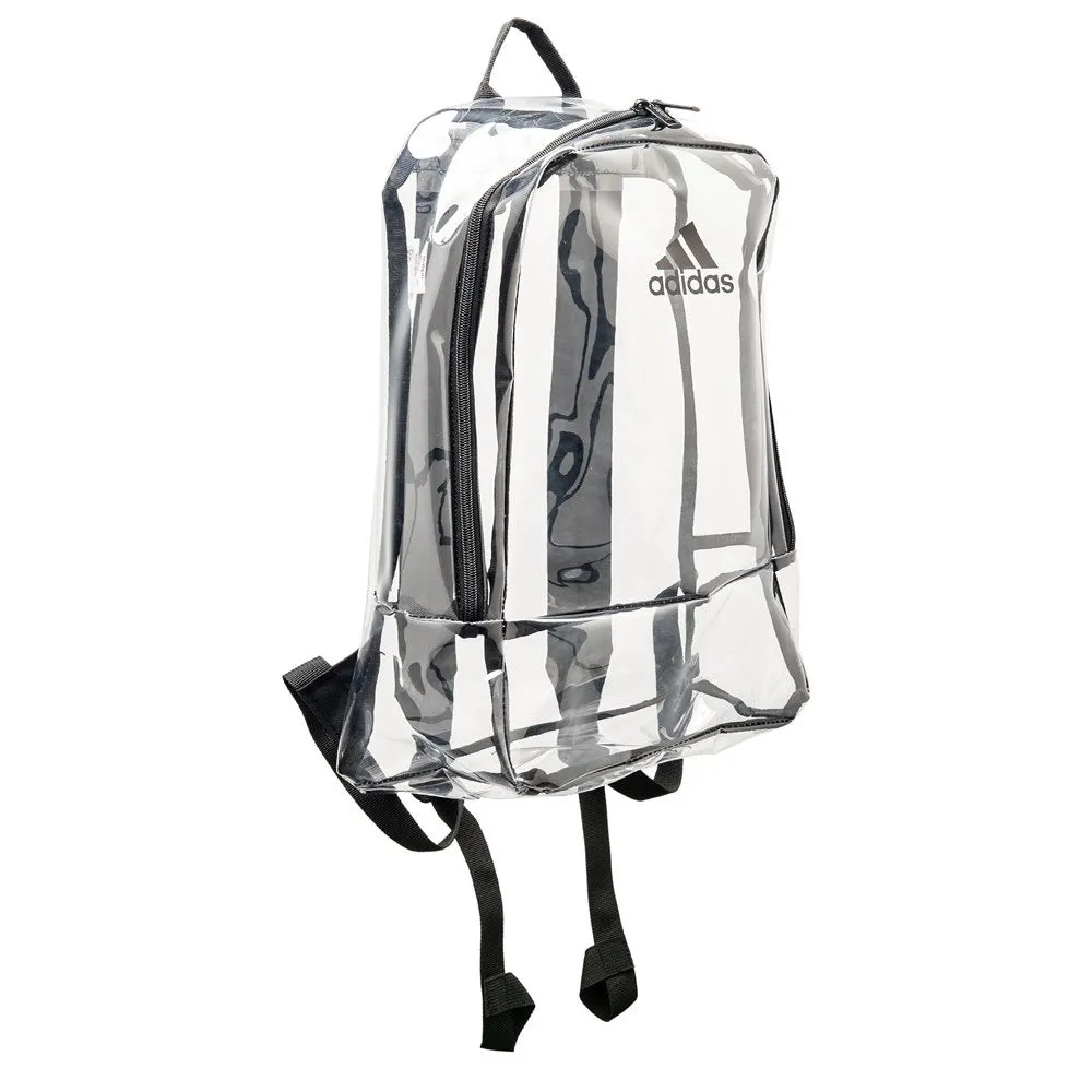 Adidas transparent backpack, black