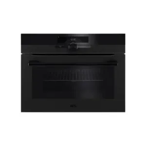 AEG 45cm CombiQuick Built-In Microwave Oven - Matte Black