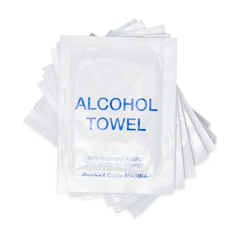 Alcohol Towel Sachets (100)