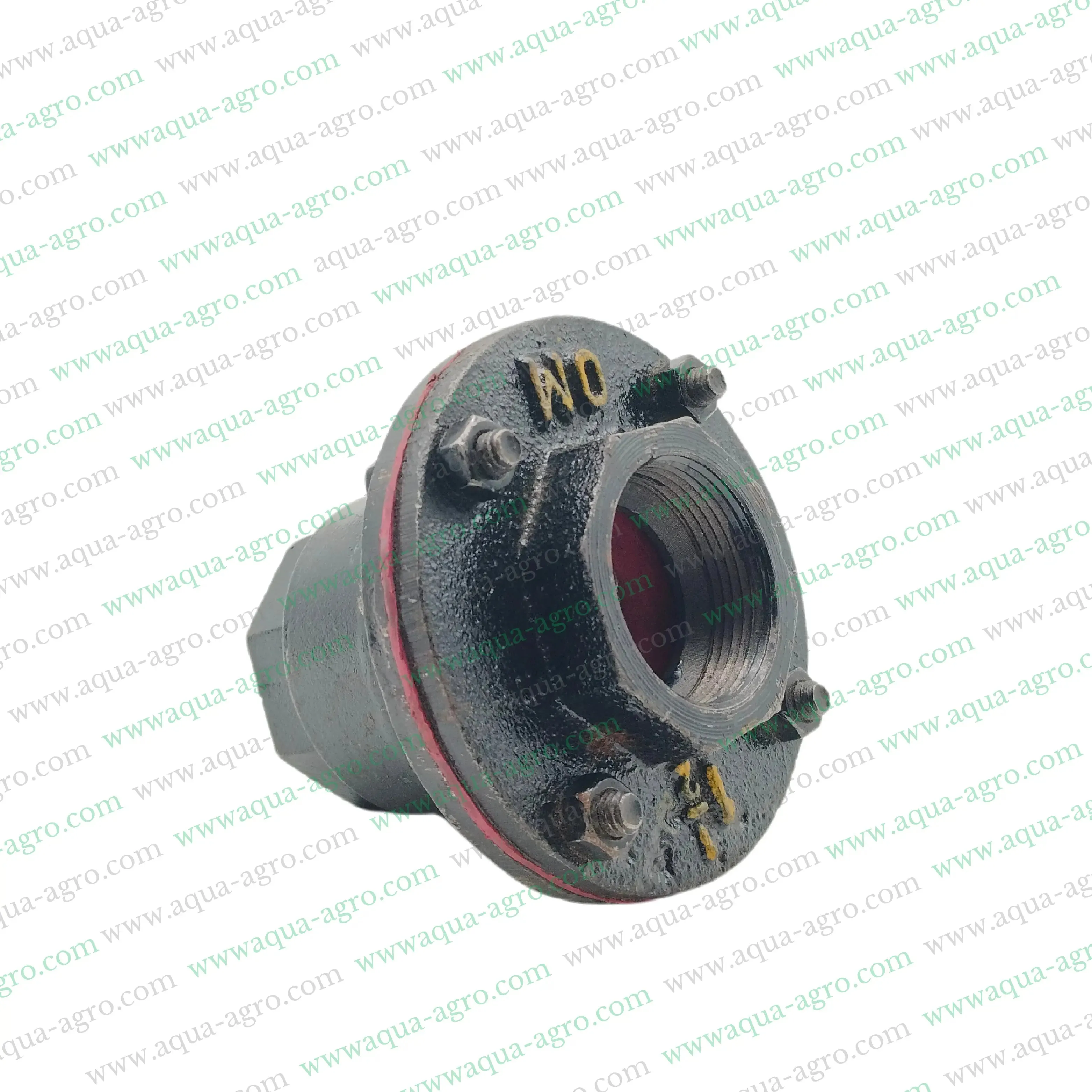 AQUA - AGRO - Non - Return Valve (NRV) - Metal - C.I - 1.5 inch (40mm) - Pondy - Flap Check - Threaded End - (FxF)