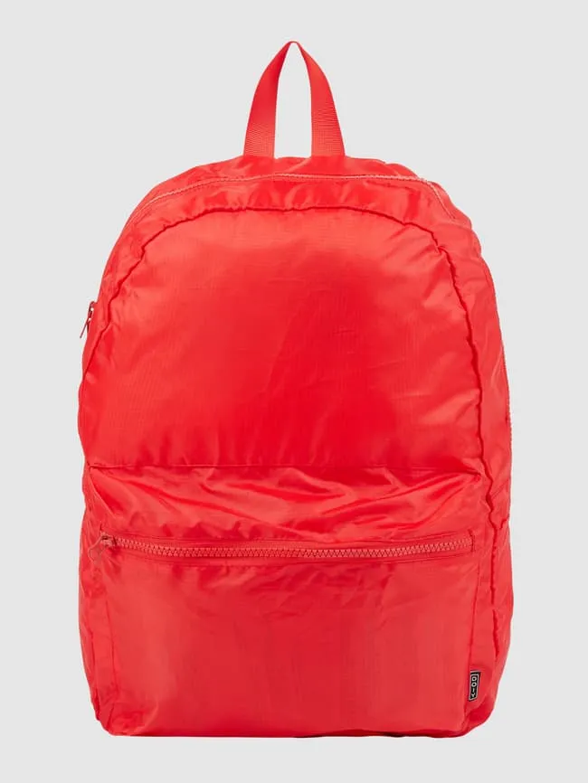 Backpack with two-way zipper model "Heart of a Nomad" Doiy, red