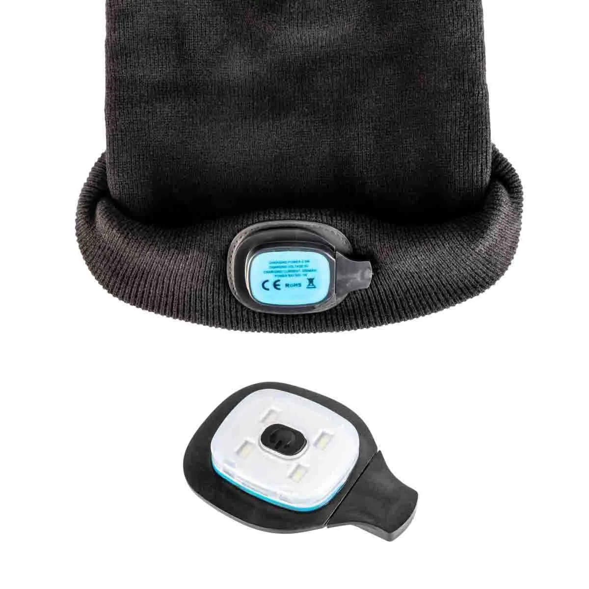 Beanie with Rechargeable LED Light