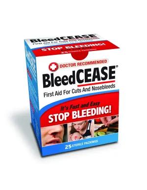 Bleedcease Stop Bleeding 25ct