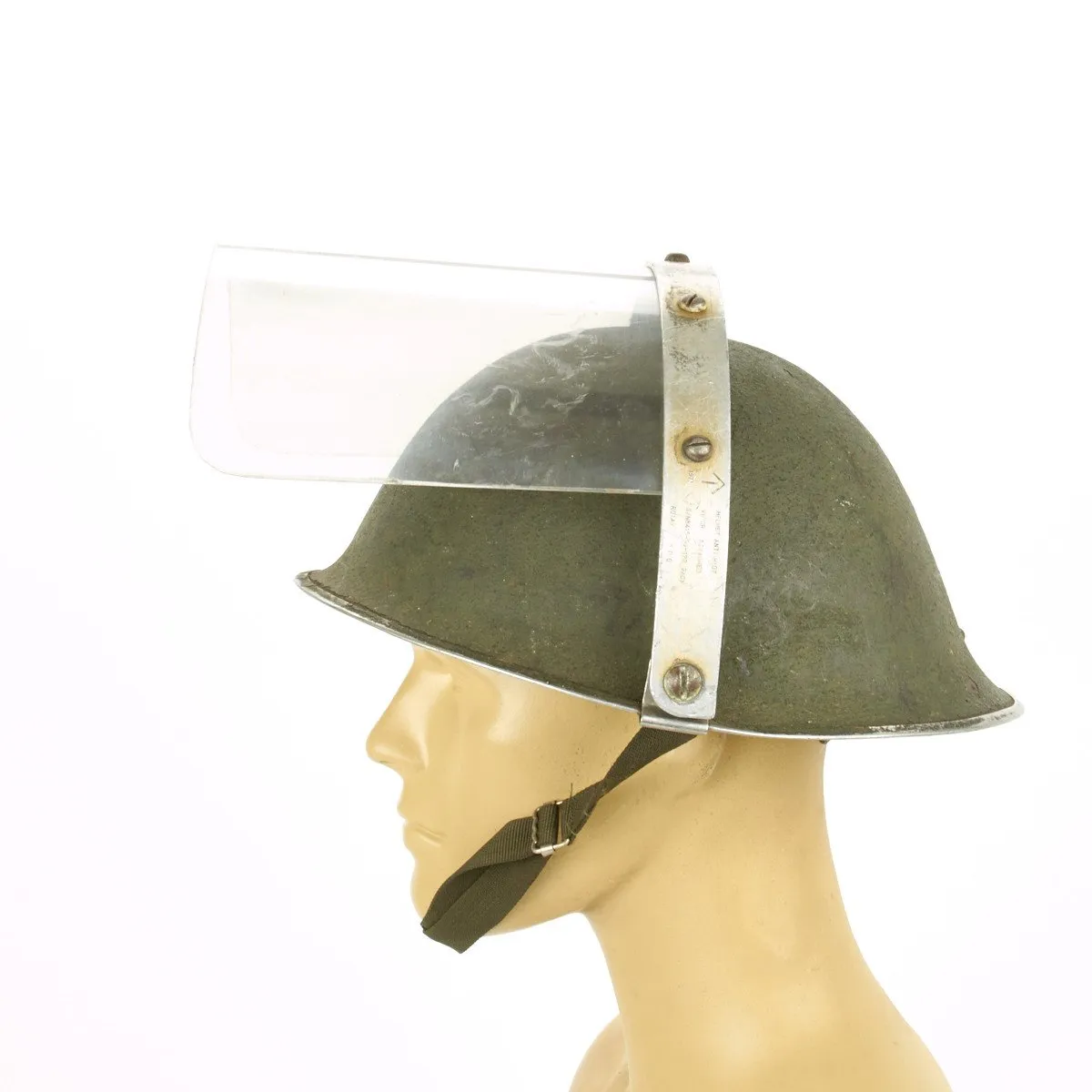 British P-1944 Turtle MK V Steel Riot Helmet