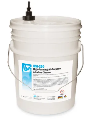 BSI-250 High-Foaming All-Purpose Alkaline Cleaner, 5 Gallon Pail (1/ea)