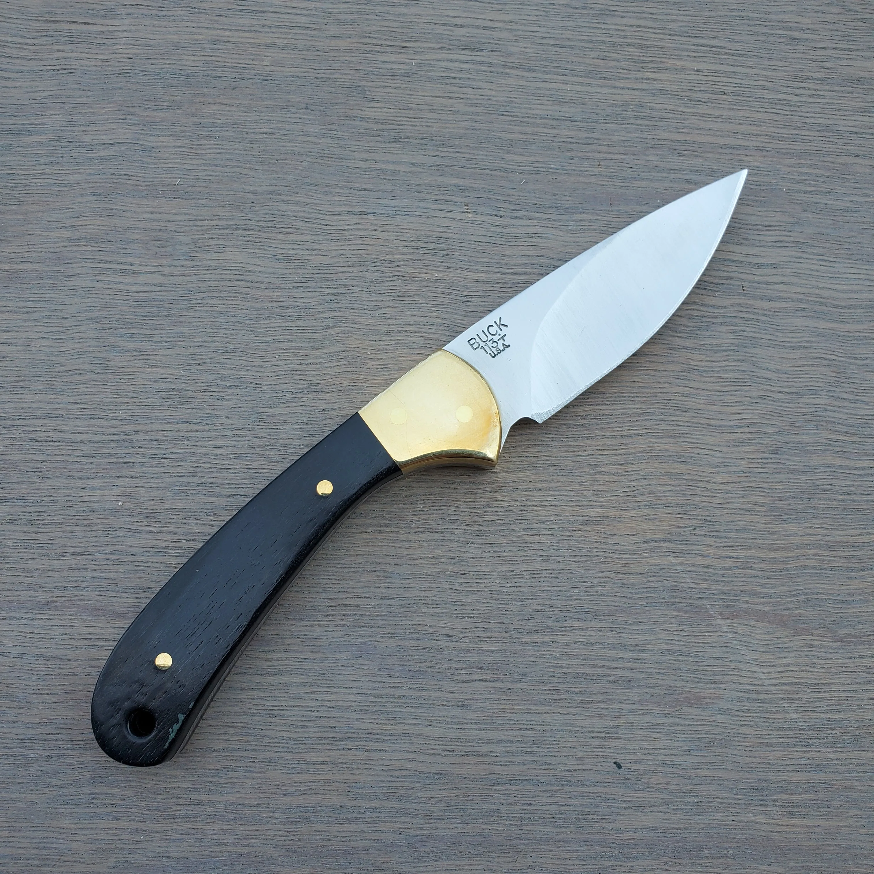 Buck 113 Ranger Skinner with Leather Sheath