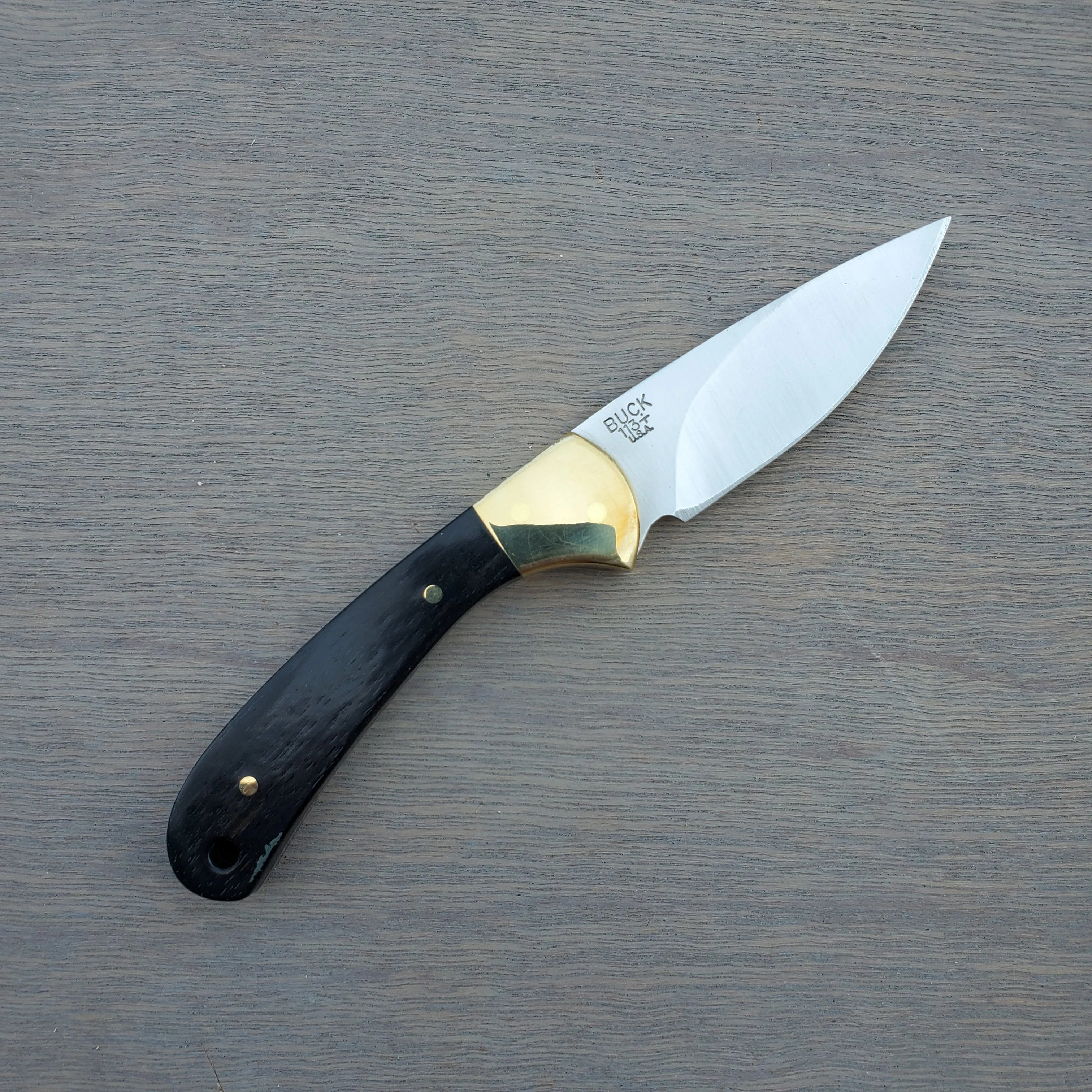 Buck 113 Ranger Skinner with Leather Sheath