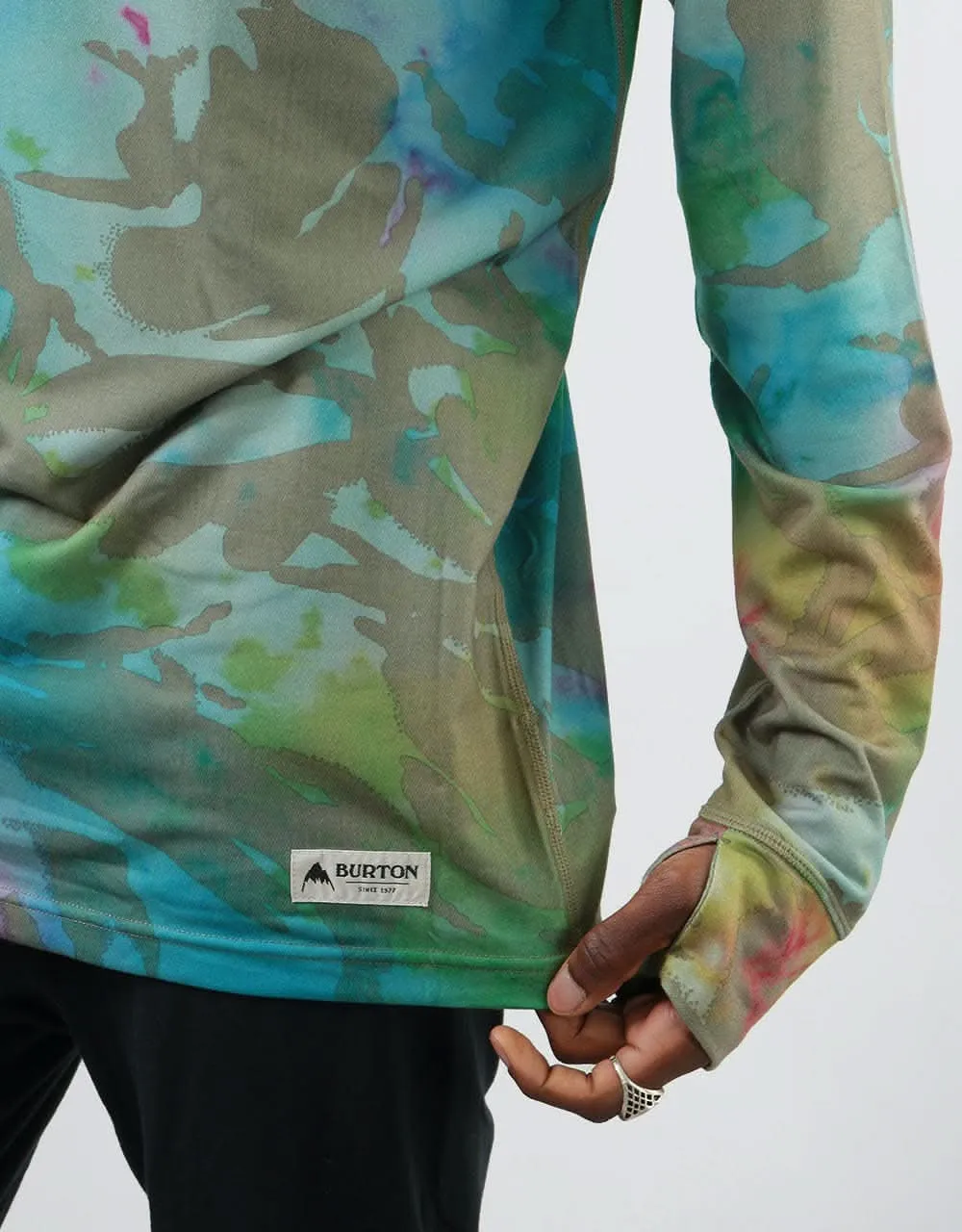 Burton Midweight Long Neck Thermal Top - Festival Camo