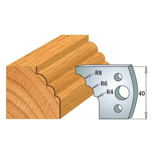 CMT Orange Tools 690.133 PROFILE KNIVES FOR INSERT SHAPER SYSTEM SP 1-37/64”x5/32”  (40x4mm)