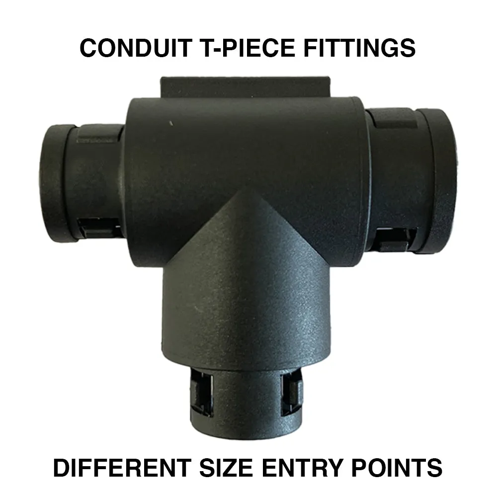 Conduit Tee Piece Fittings / Non Equal / Pack of 5