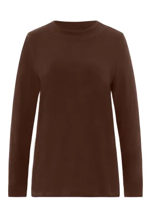 Easy Wear Pullover | Dark Brown 78645-2117