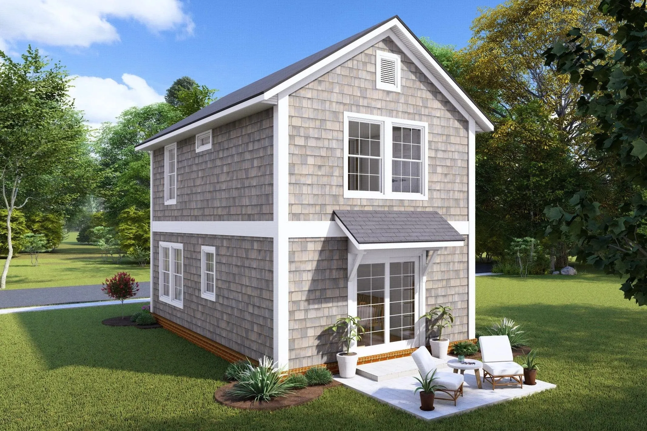 Experience Efficient Living in a Compact 2-Bedroom Haven