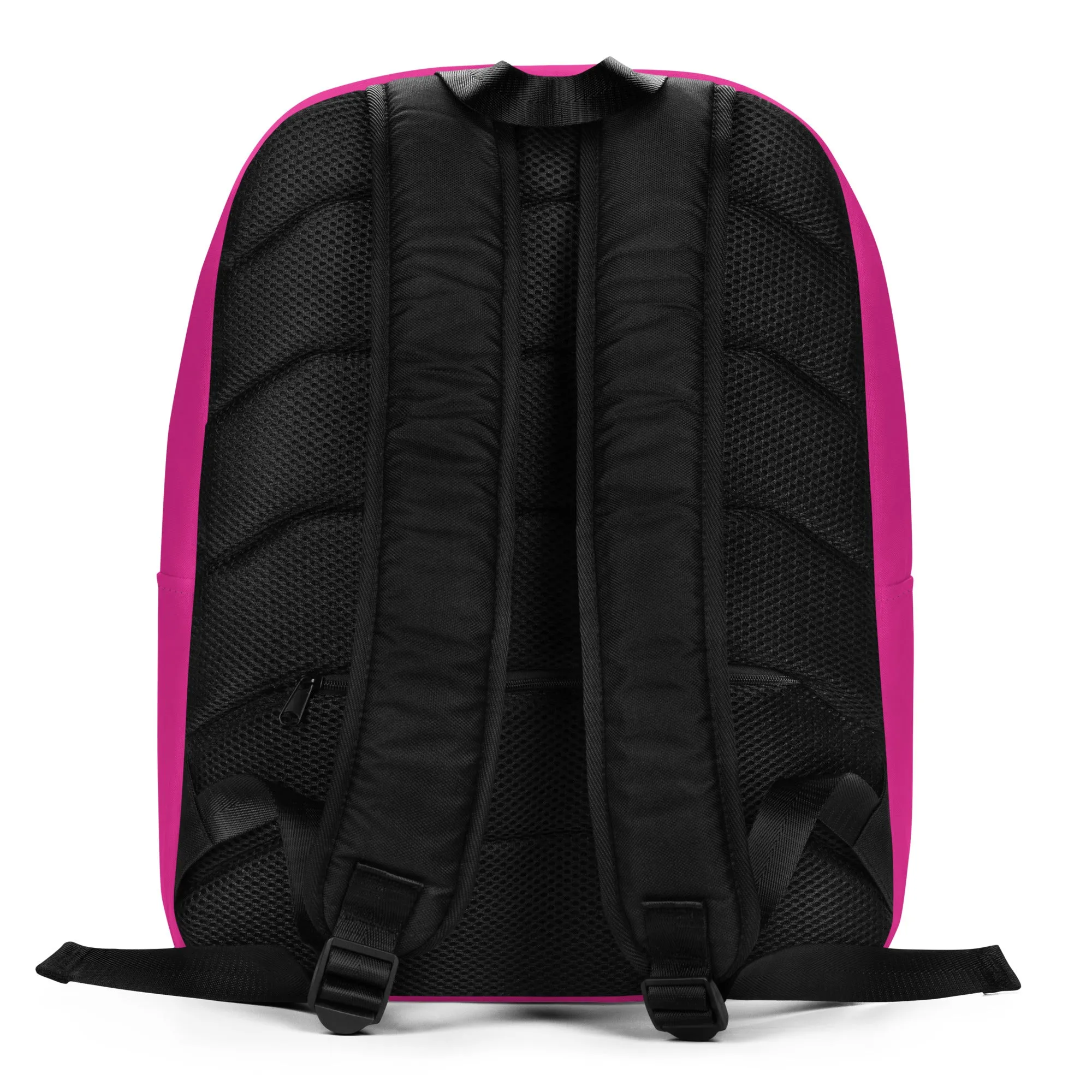 Extremely Stoked Epic Wave Logo on Navy Blue and Hot Pink Backpack