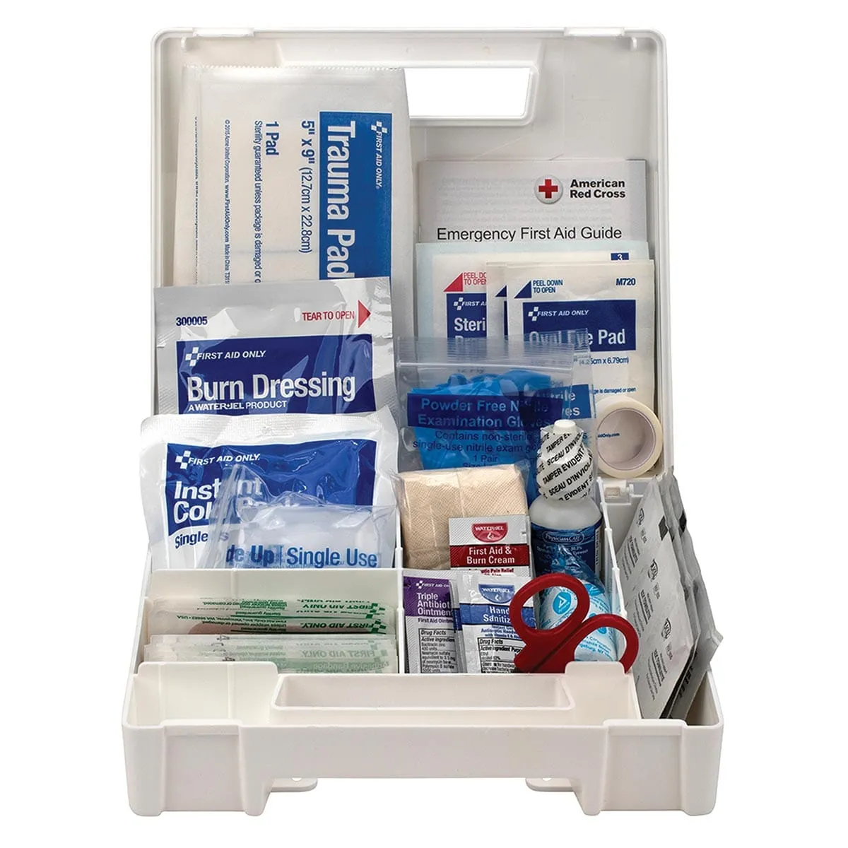 First Aid Only 25 Person ANSI A Plastic First Aid Kit with Dividers