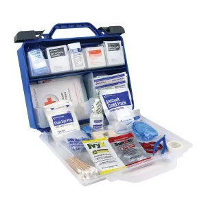 First Aid Only Clear Cover Intermediate First Aid Kit with Safety Light