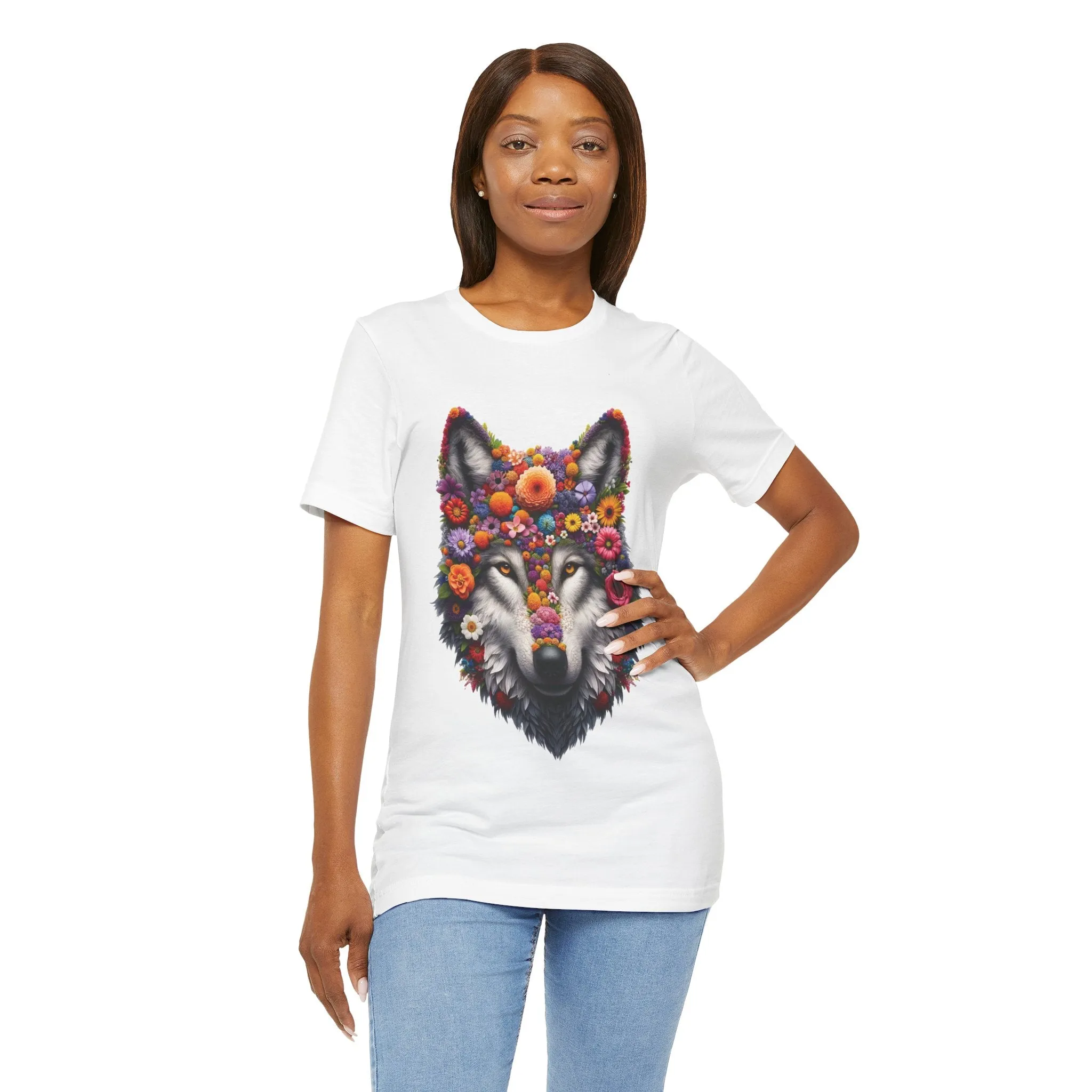 Floral Wolf T-shirt