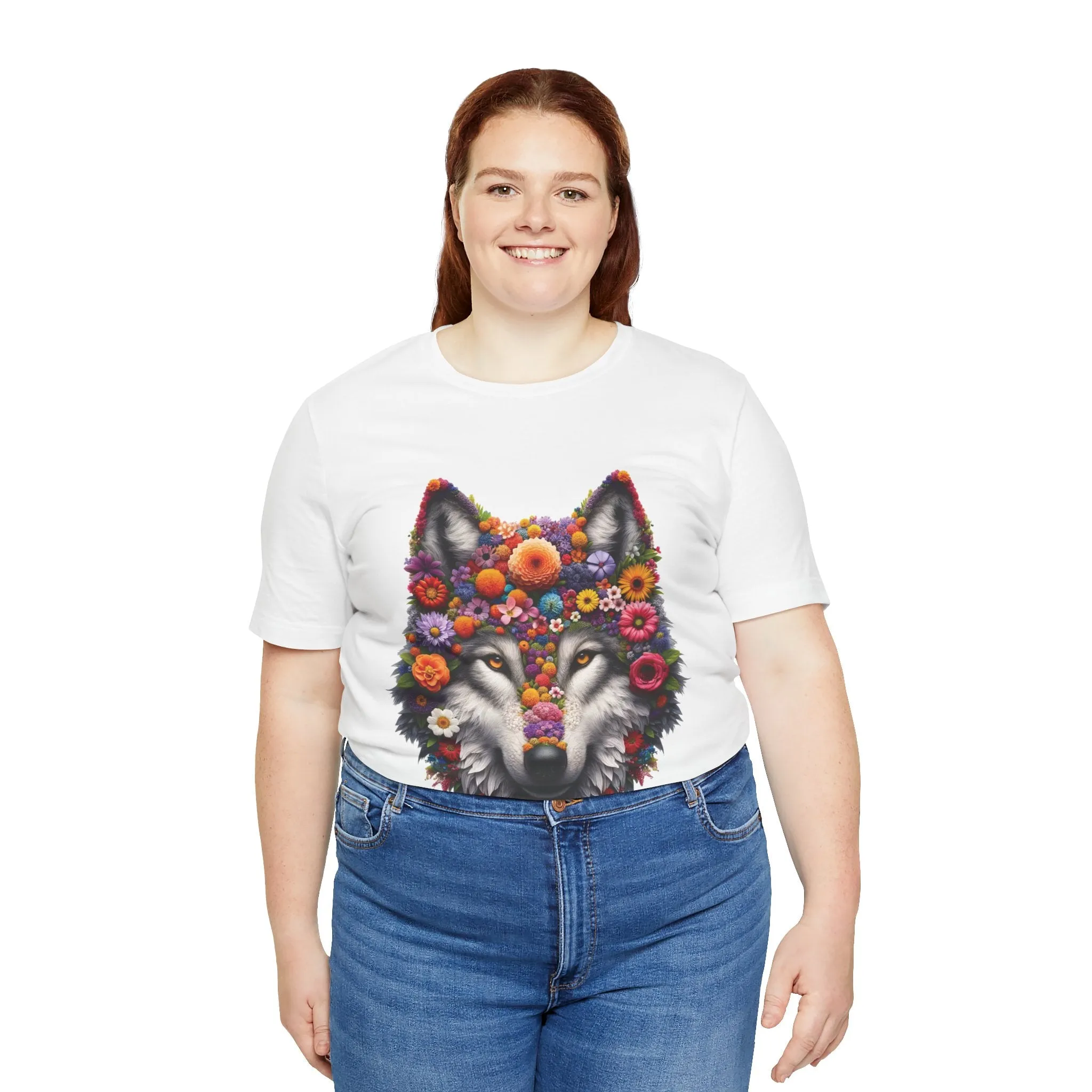 Floral Wolf T-shirt