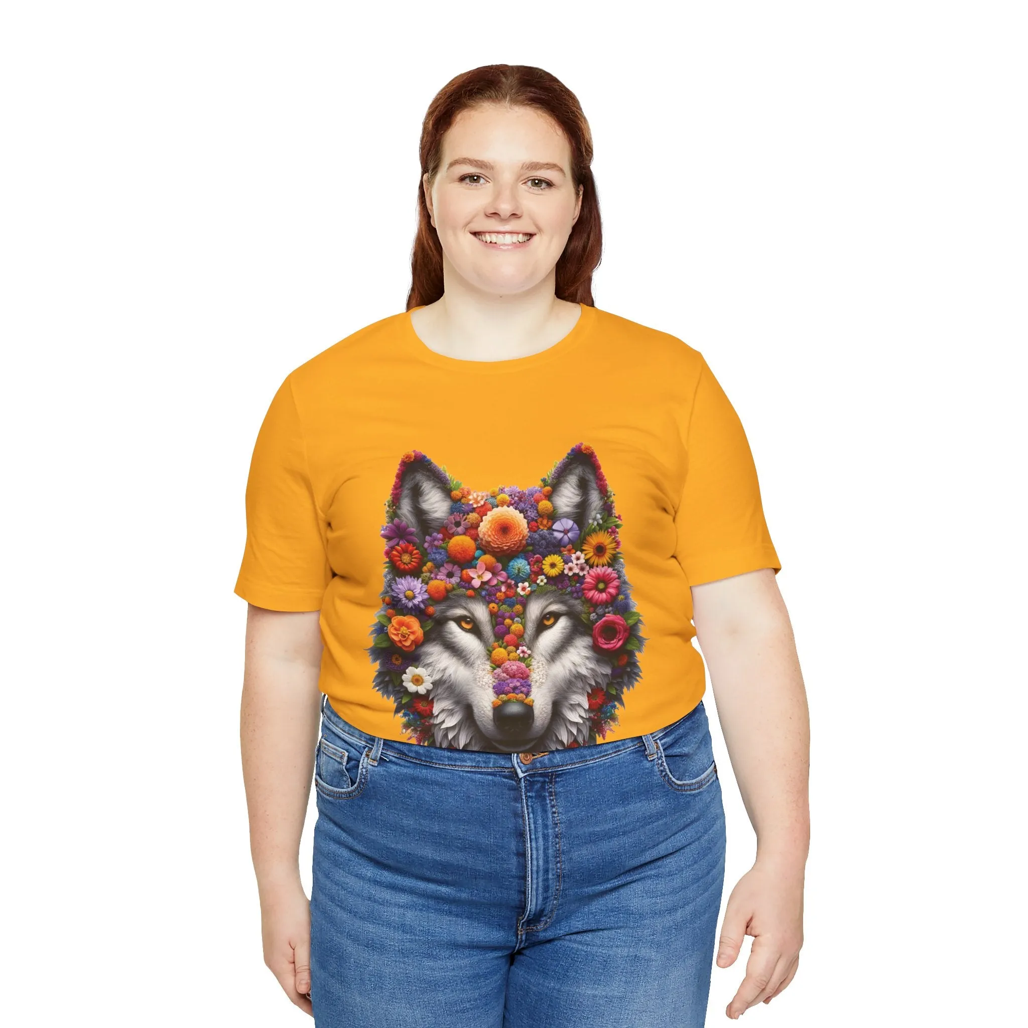 Floral Wolf T-shirt