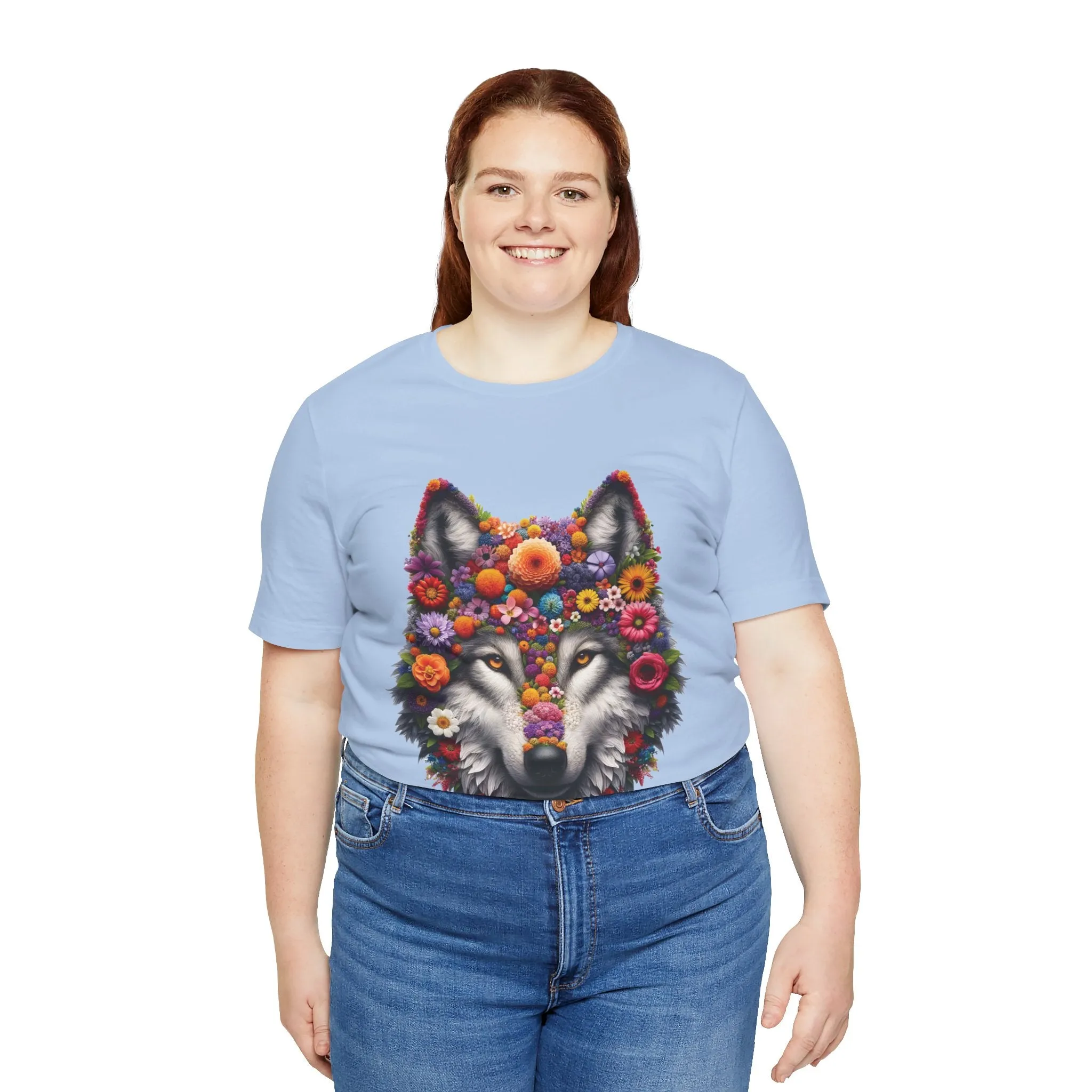 Floral Wolf T-shirt