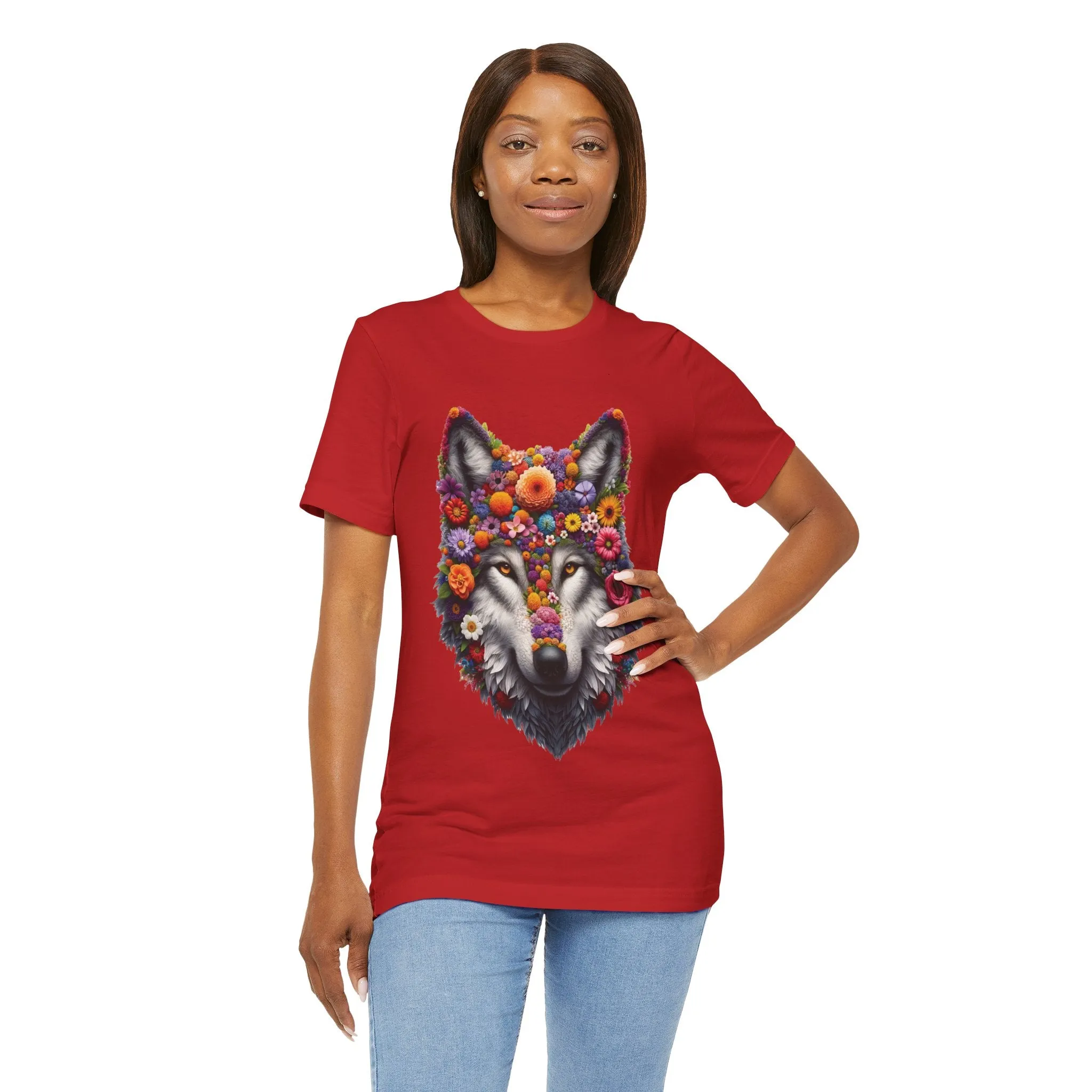 Floral Wolf T-shirt