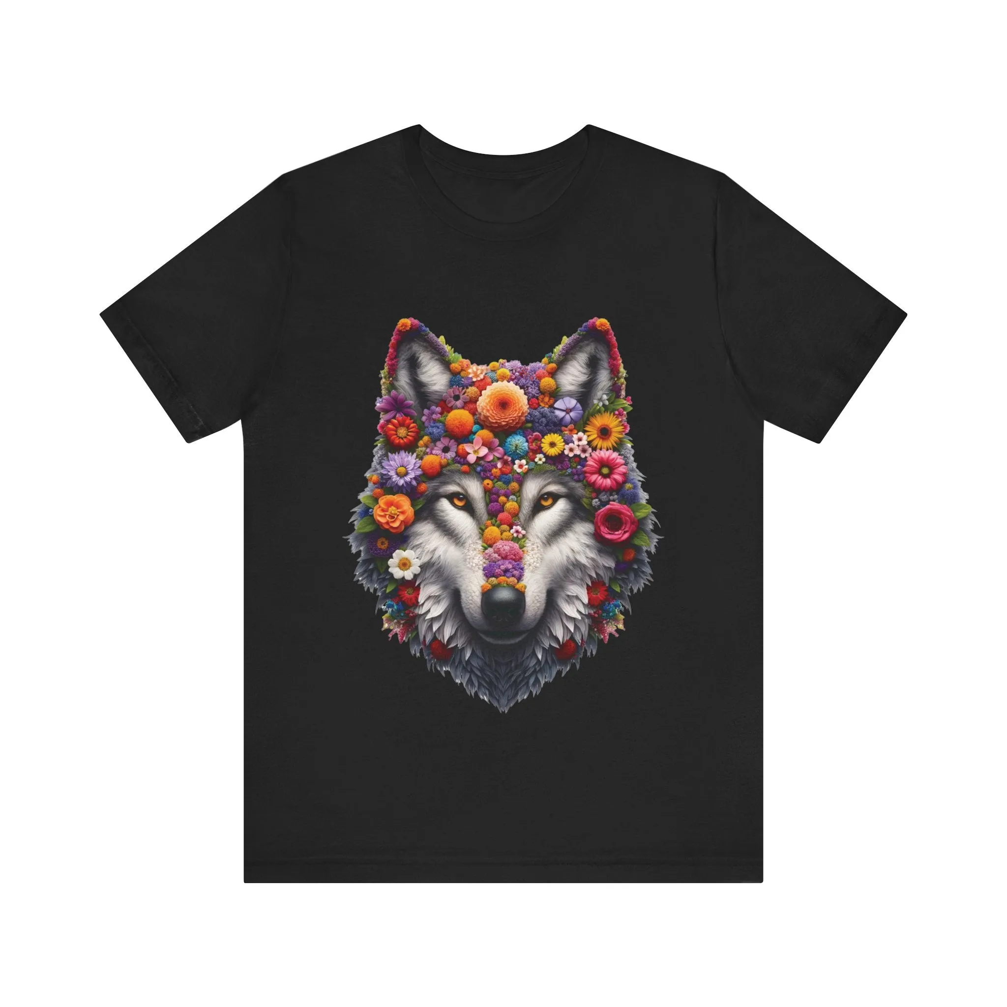 Floral Wolf T-shirt