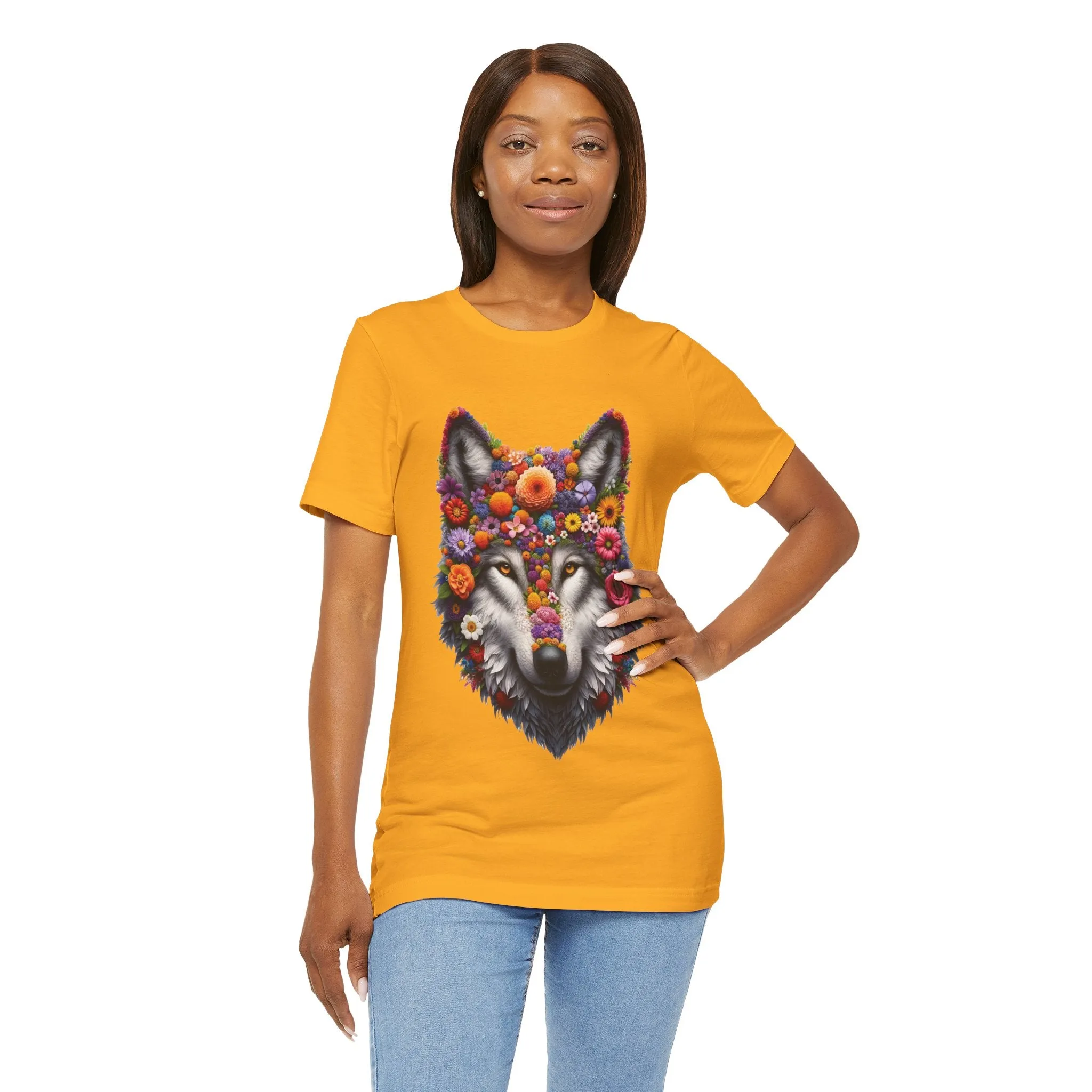 Floral Wolf T-shirt