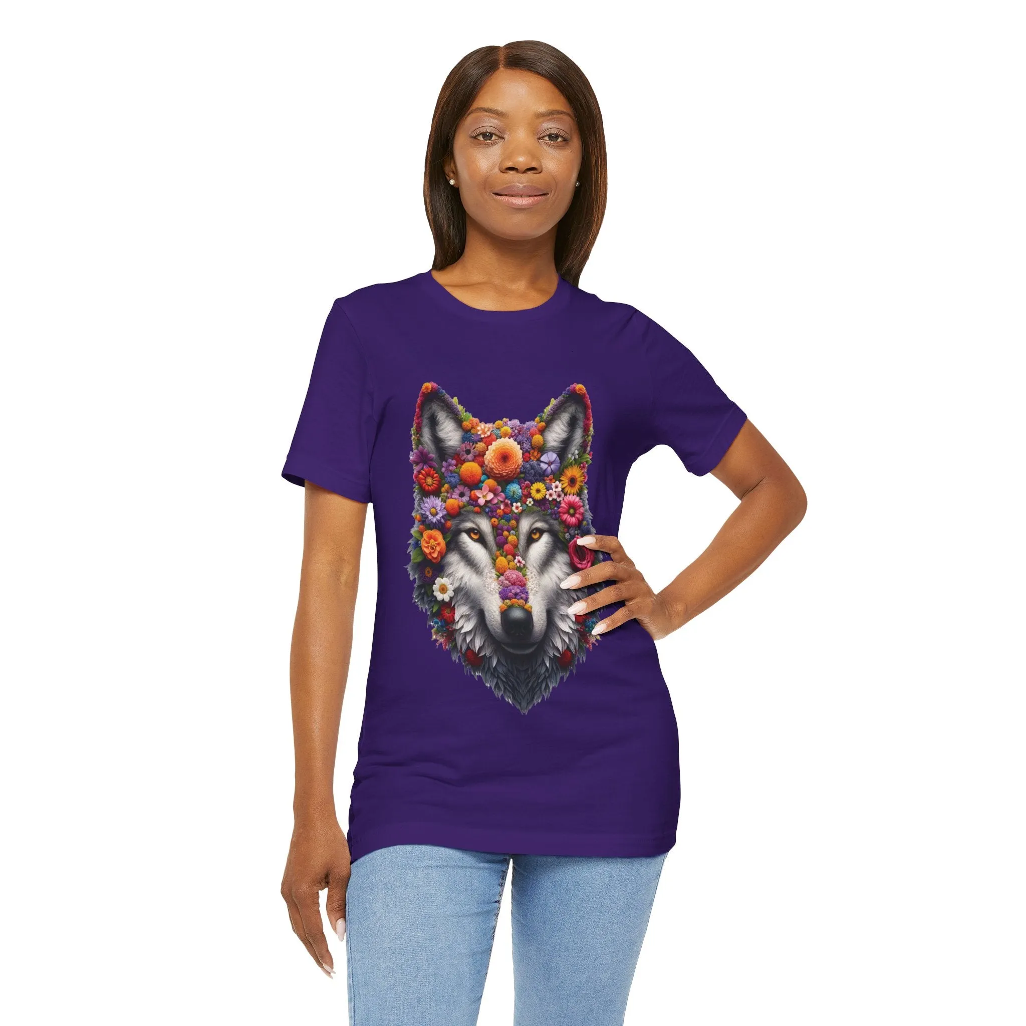 Floral Wolf T-shirt