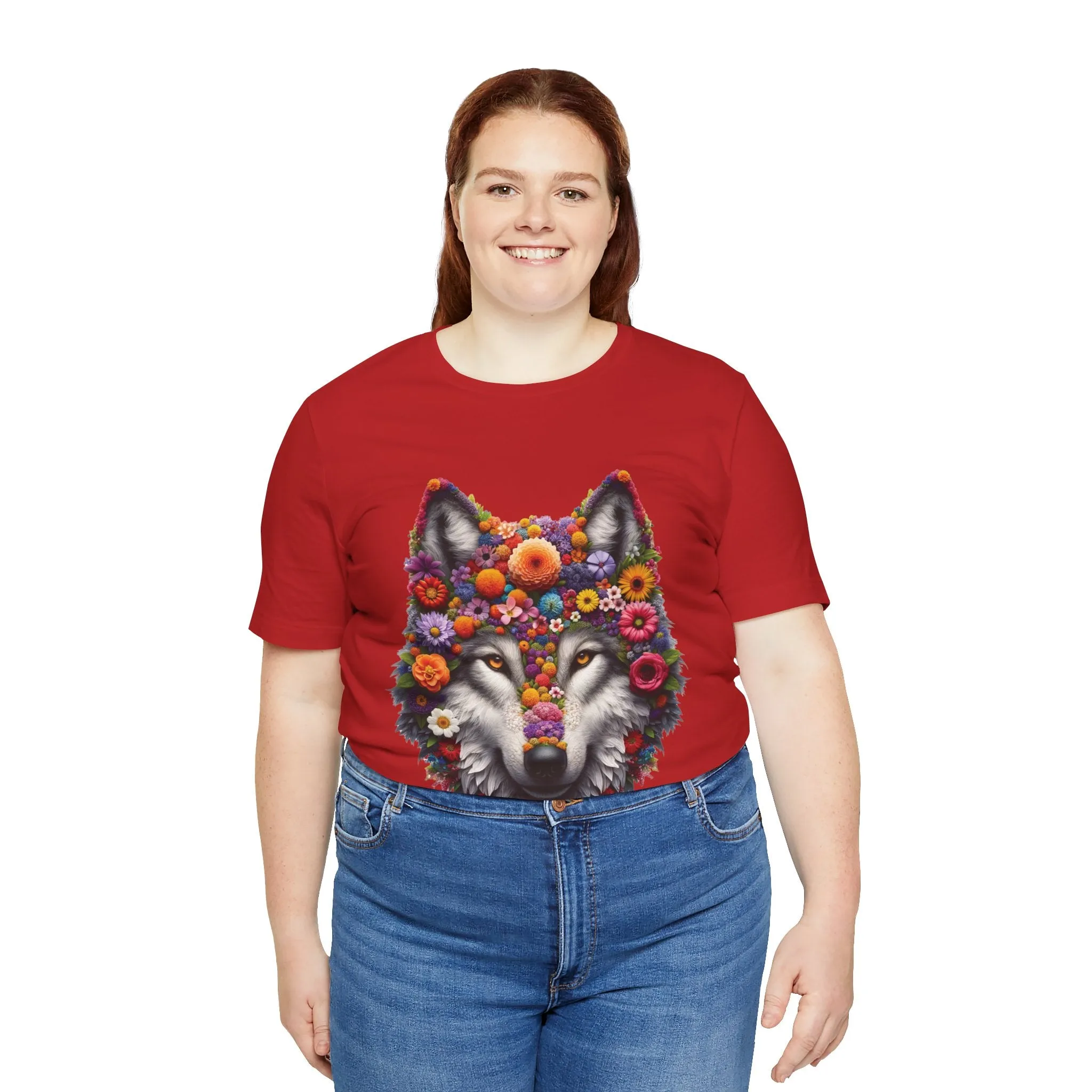 Floral Wolf T-shirt