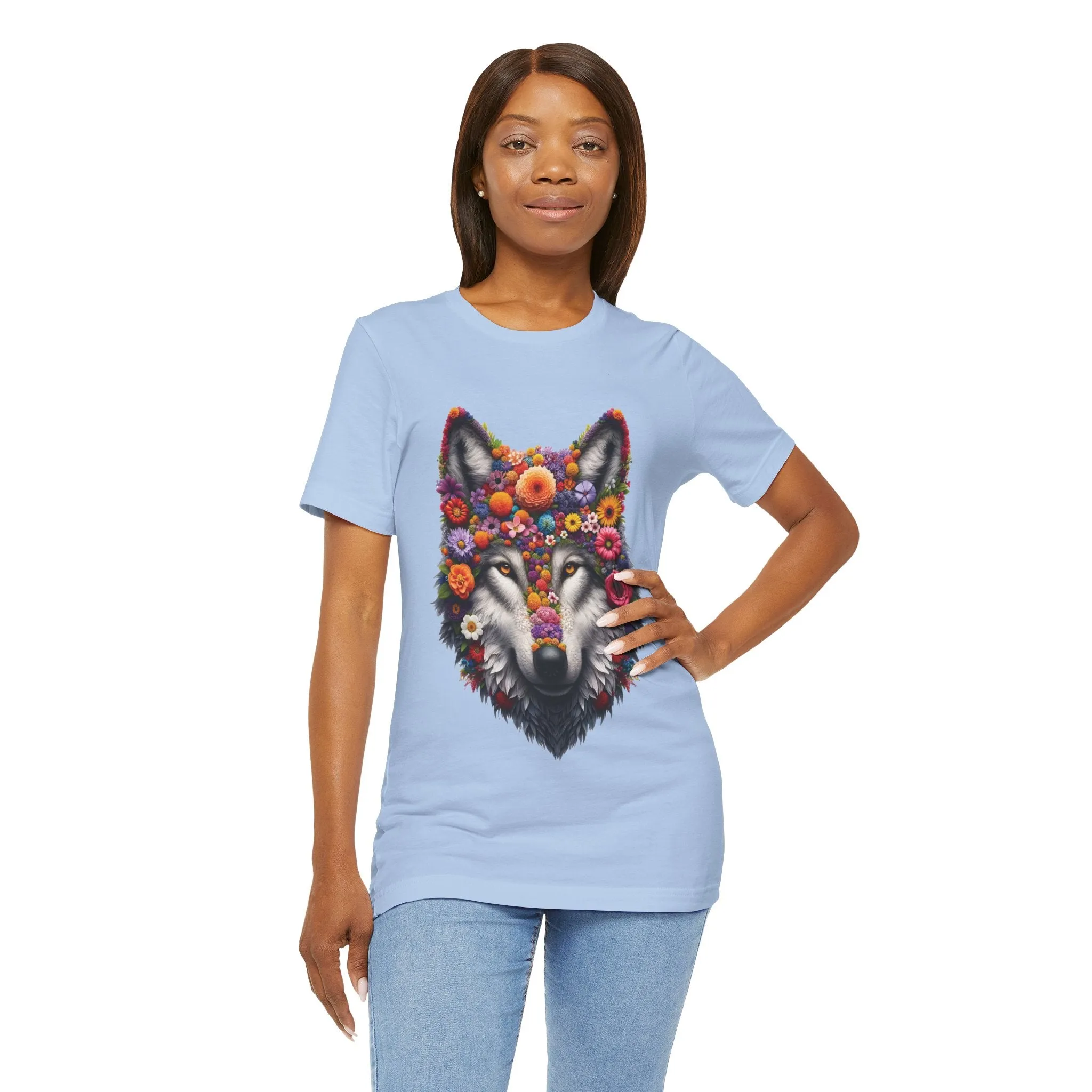 Floral Wolf T-shirt