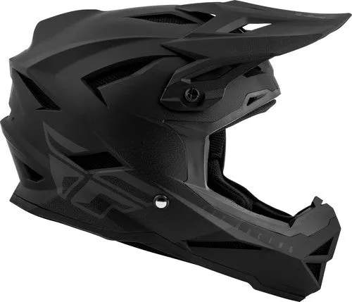 Fly Racing Default Full Face Helmet - Matte Black/Grey