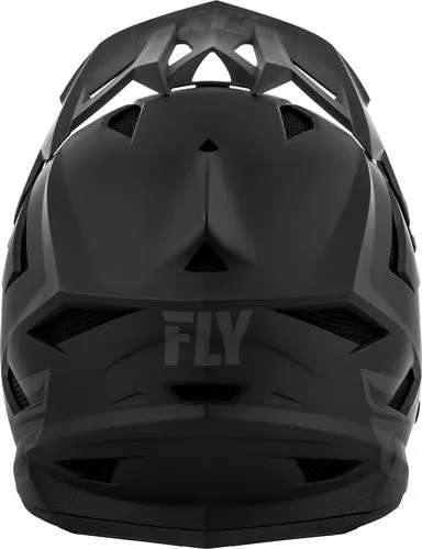 Fly Racing Default Full Face Helmet - Matte Black/Grey