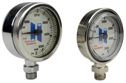 Halcyon Submersible pressure gauge for Stage, 0-400 bar, No Hose