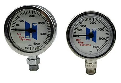 Halcyon Submersible pressure gauge for Stage, 0-400 bar, No Hose