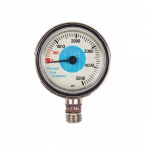 Halcyon Submersible pressure gauge for Stage, 0-5000 psi, No Hose