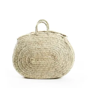 Handmade Palm Leaf Basket - Oval