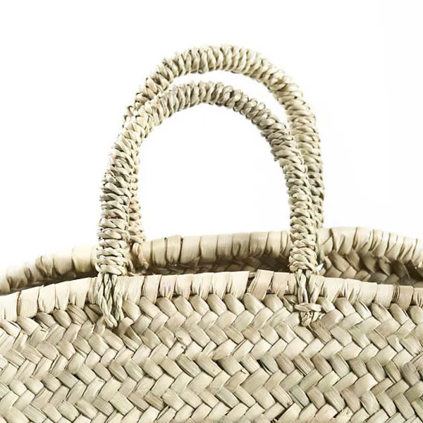 Handmade Palm Leaf Basket - Oval