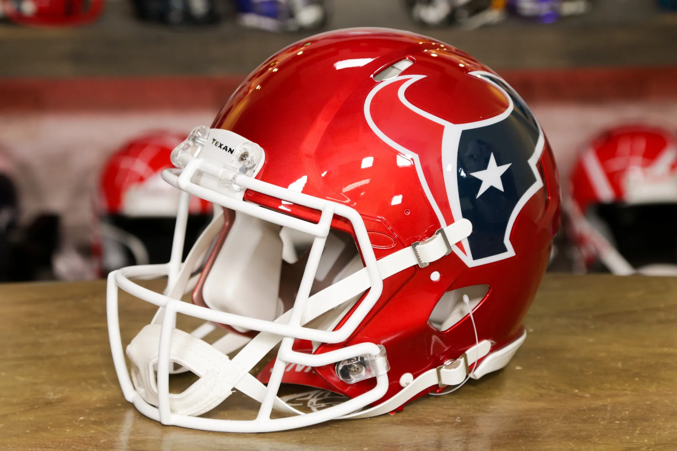 Houston Texans Riddell Speed Authentic Helmet - Flash