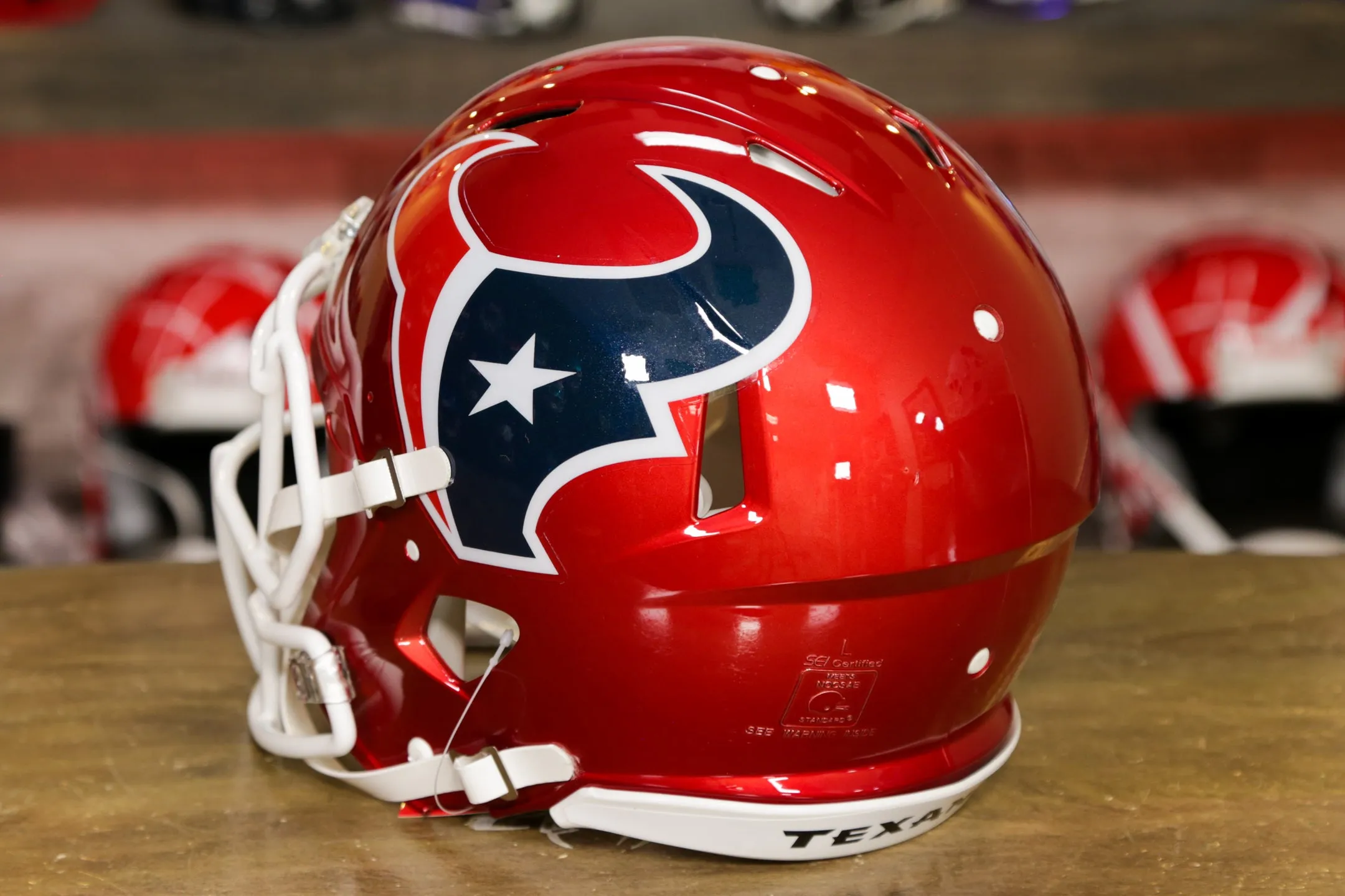 Houston Texans Riddell Speed Authentic Helmet - Flash