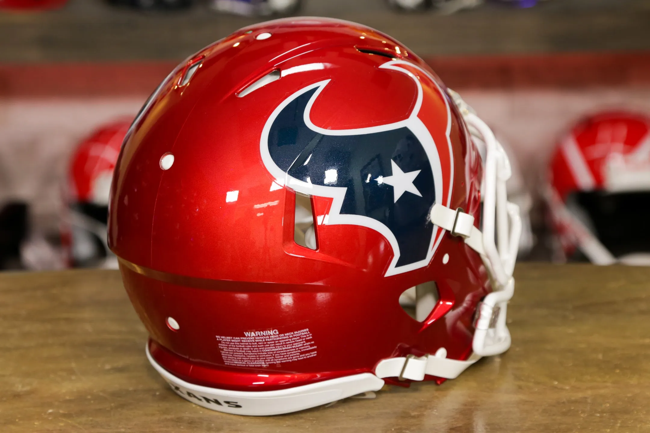 Houston Texans Riddell Speed Authentic Helmet - Flash