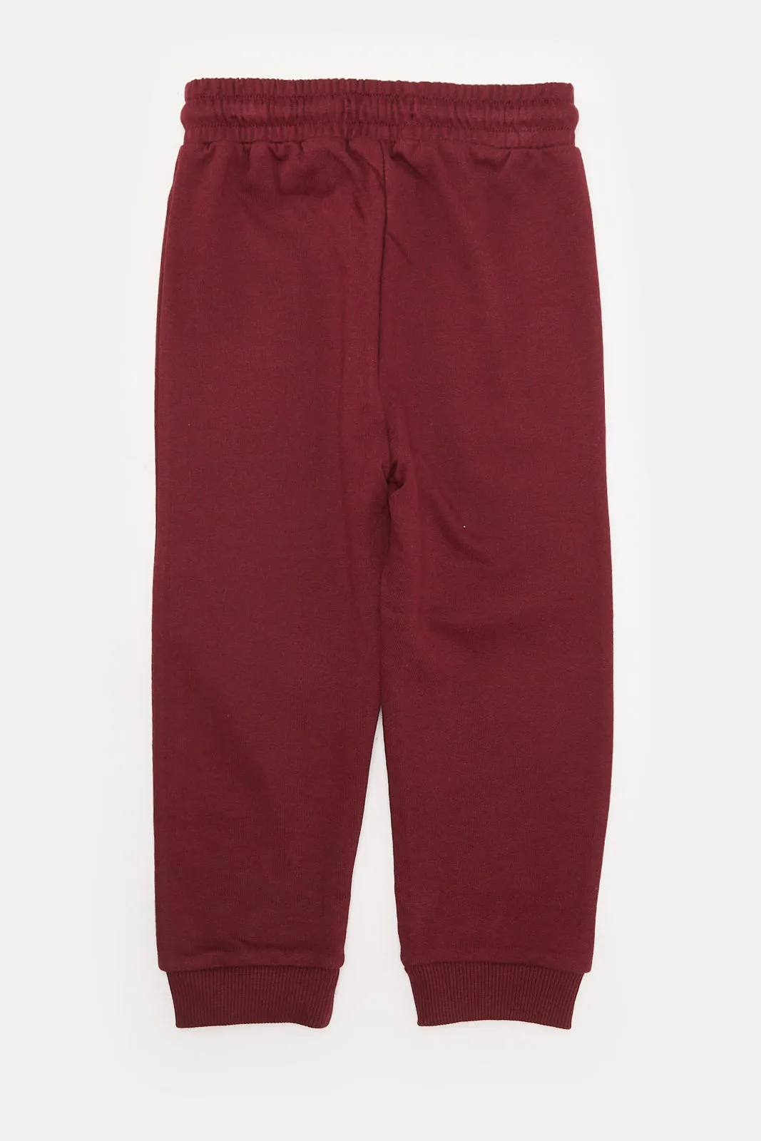 Infant Boys Burgundy Active Pants