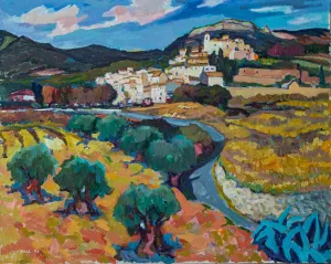 Isabel PONS IRANZO - Reguera Canyelles - Canyelles Castle - Colourist landscape