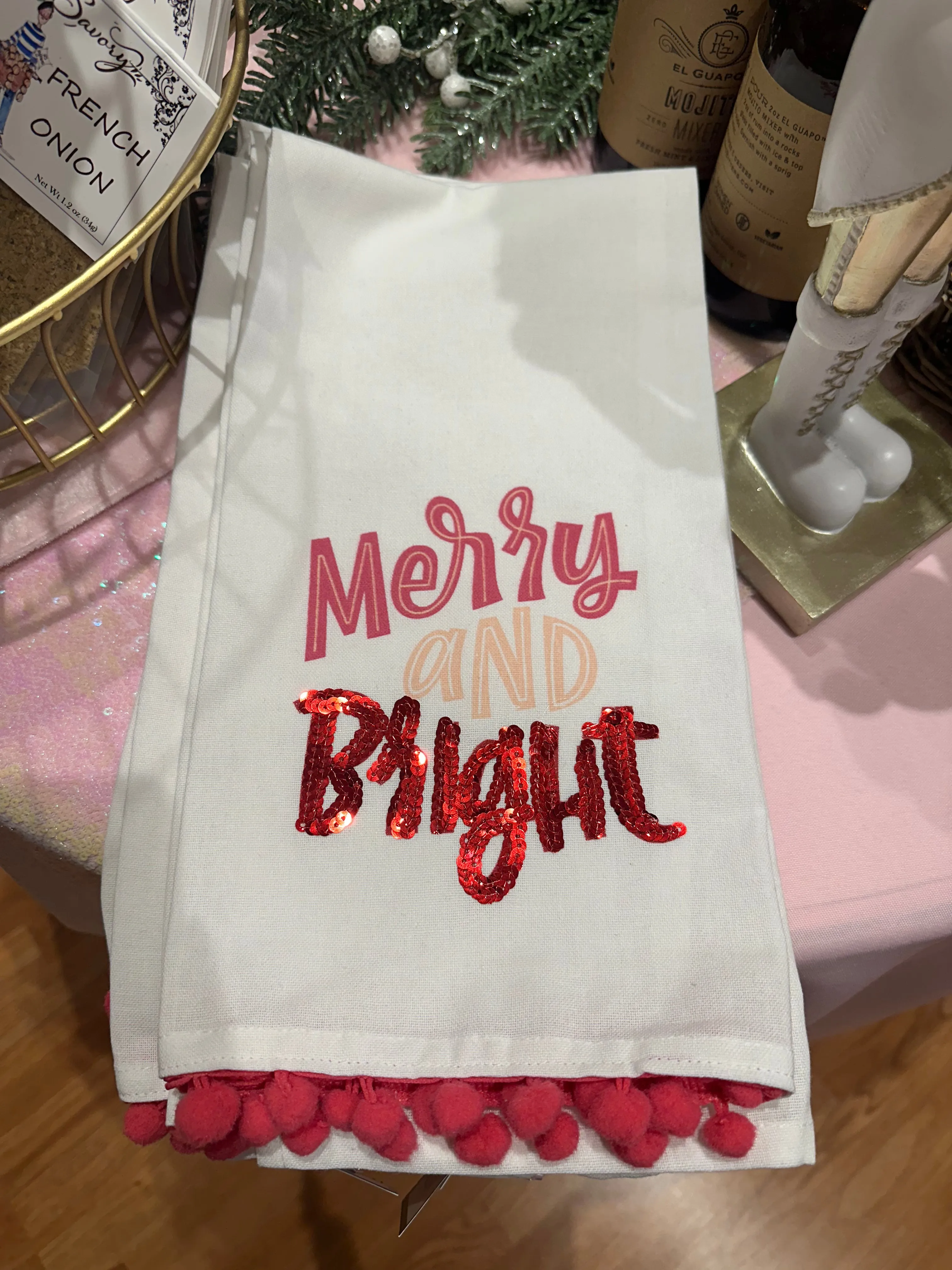 Merry and Bright Hand Towel