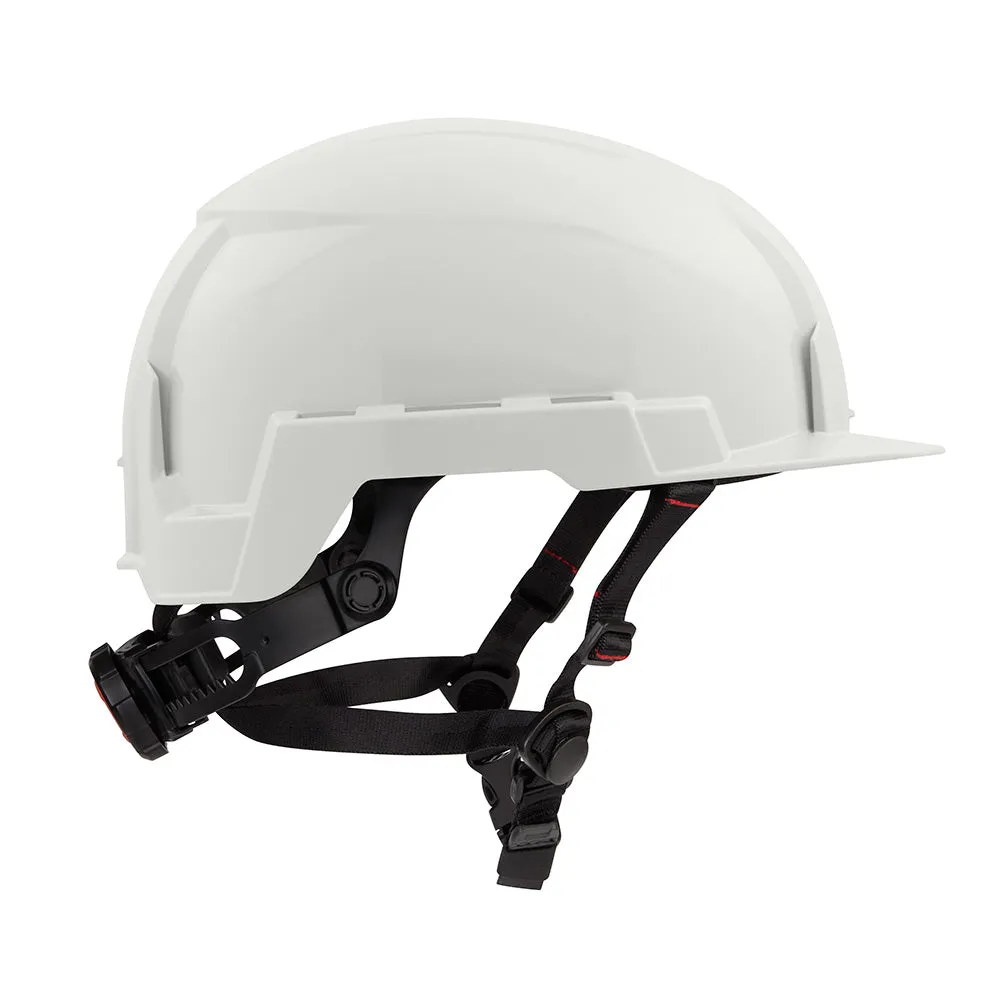 Milwaukee 48-73-1321 BOLT White Front Brim Safety Helmet (USA) - Type 2, Class E, Non-Vented