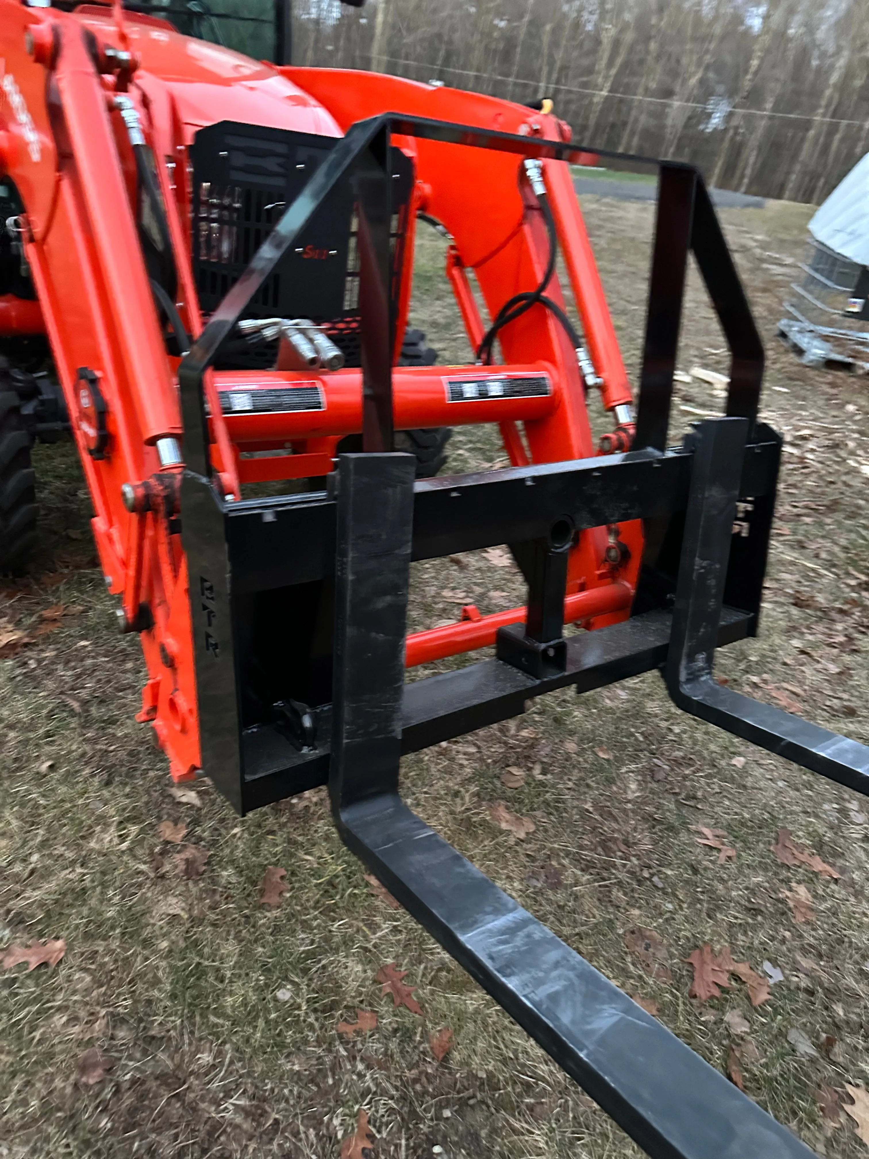 NEW Bigtoolrack 3N1 Pallet Fork Frame Skid Steer or JDQA